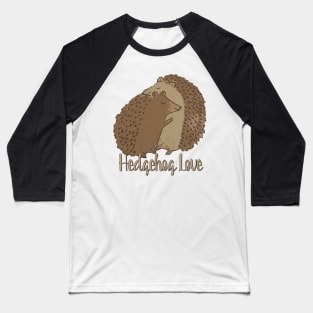 Cute watercolor hedgehog love hedgehugs watercolour watercolour hedgehugs Baseball T-Shirt